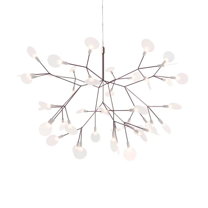 Heracleum II Small Suspension Lamp by Moooi in copper