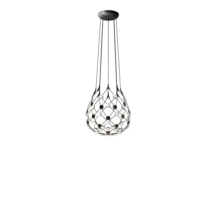 Mesh pendant light from Luceplan in Ø 55 cm, cable length 100 cm