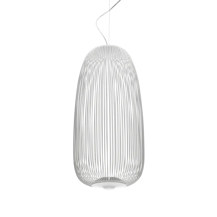 Spokes LED pendant luminaire 1 by Foscarini in white