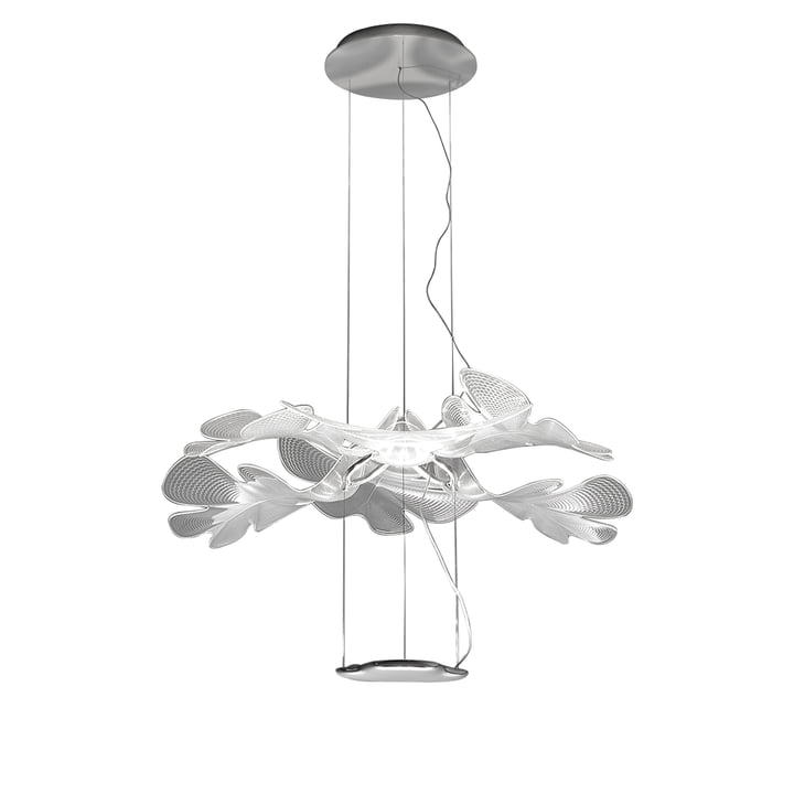 Chlorophilia Sospensione LED pendant lamp by Artemide in aluminum gray
