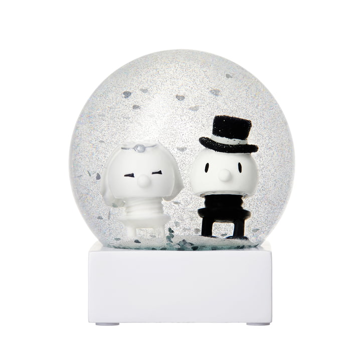 Wedding Snow globe, white from Hoptimist