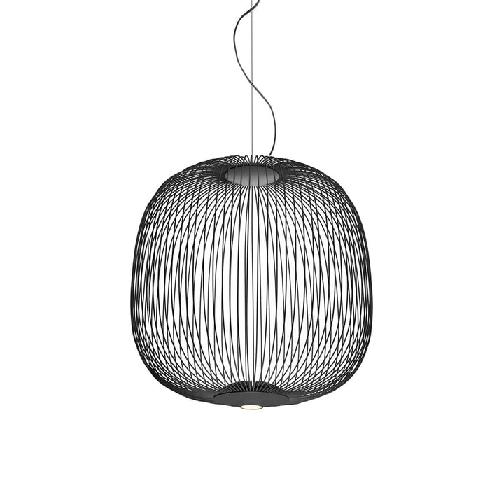 Spokes LED pendant light 2 from Foscarini in graphite