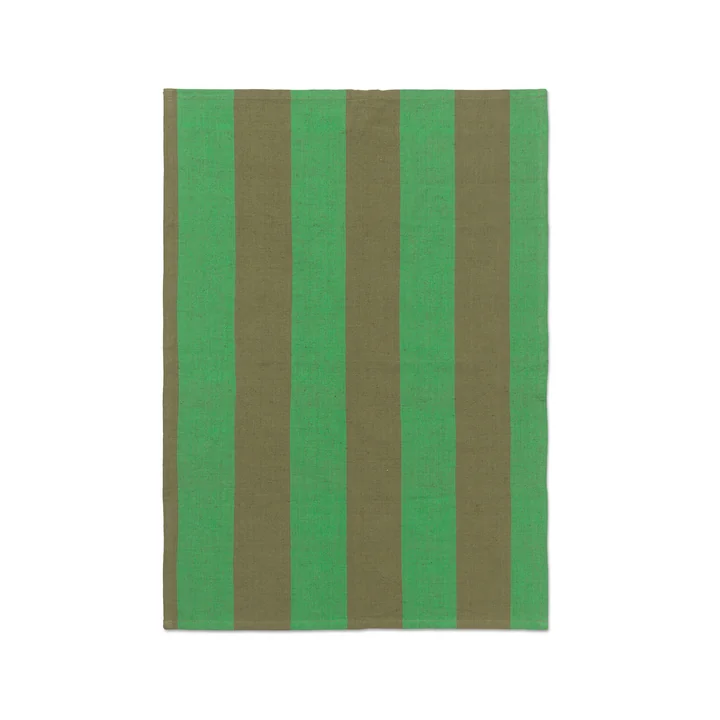 Hale Tea towel, olive / green by Ferm Living