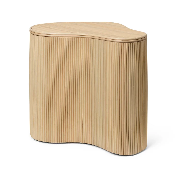 Isola Rattan storage table, natural by Ferm Living