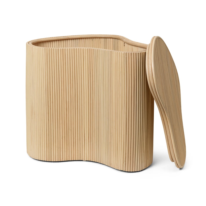 Isola Rattan storage table, natural by ferm Living