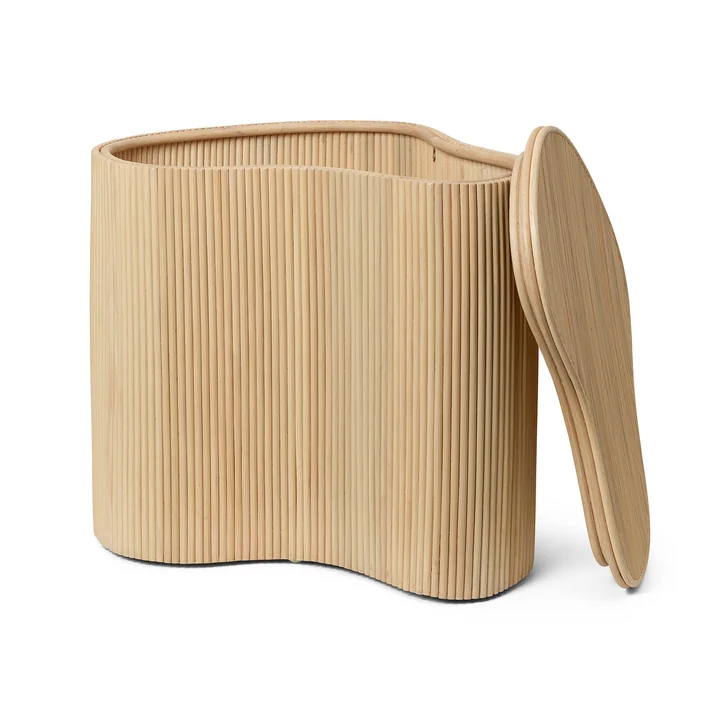 Isola Rattan storage table, natural by Ferm Living