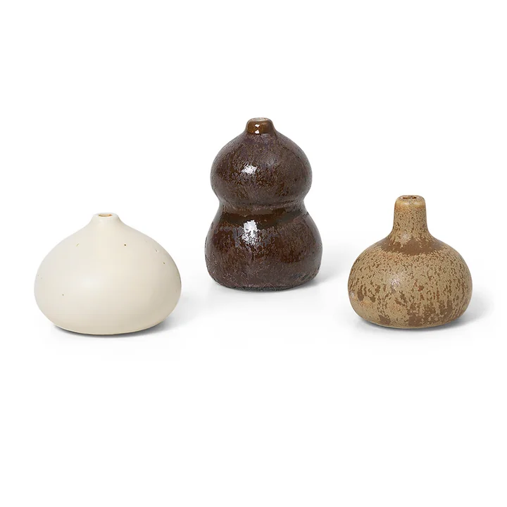 Komo Mini vases from Ferm Living in the design multicolored