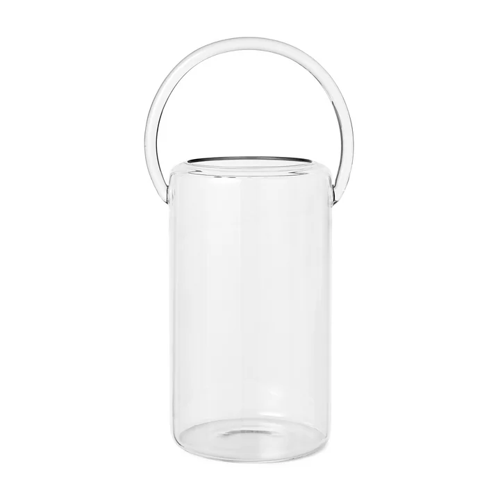 Luce glass lantern from Ferm Living in clear finish