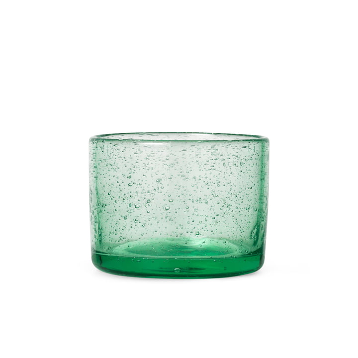 Oli Water glass clear from ferm Living in the version low