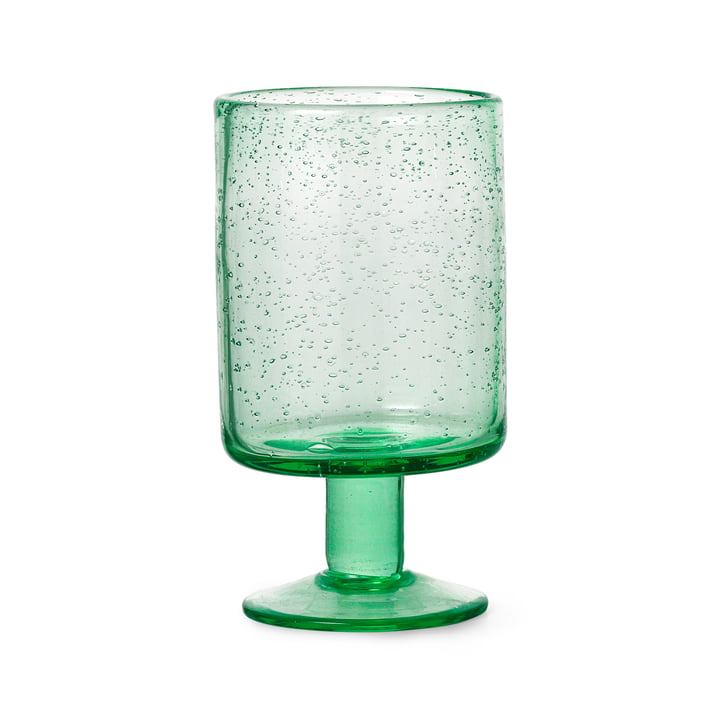 Oli Wine glass from ferm Living in the version clear