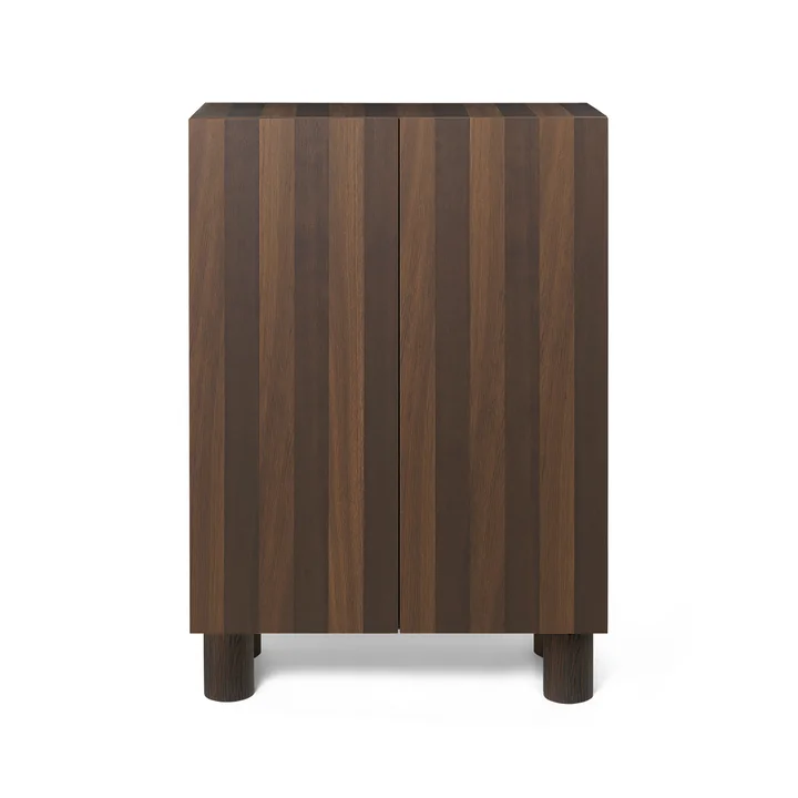 Post Storage cabinet by Ferm Living in smoked oak finish