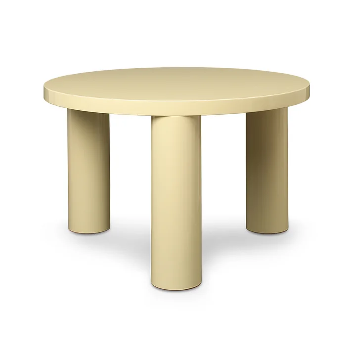 Post Coffee table Ø 65 x H 41 cm, lemonade by Ferm Living