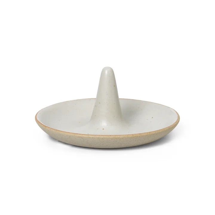 Ring jewelry storage, Ø 9.5 cm, off-white by Ferm Living