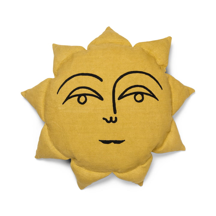 Sun Cushion from ferm Living in color yellow