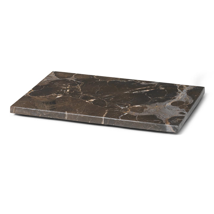 Tray for Plant Box, marble dark brown by ferm Living