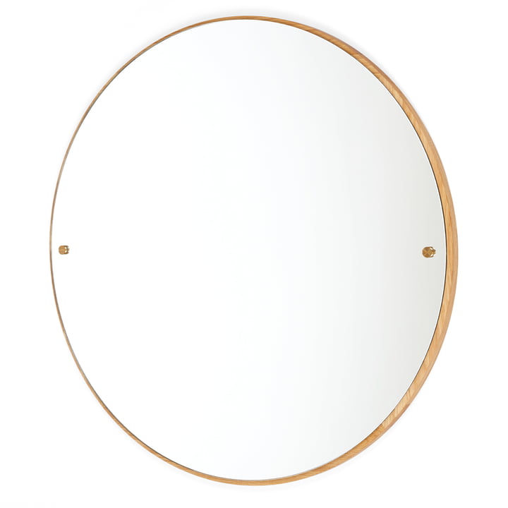 CM-1 Circle Wall mirror from Frama in oiled oak finish
