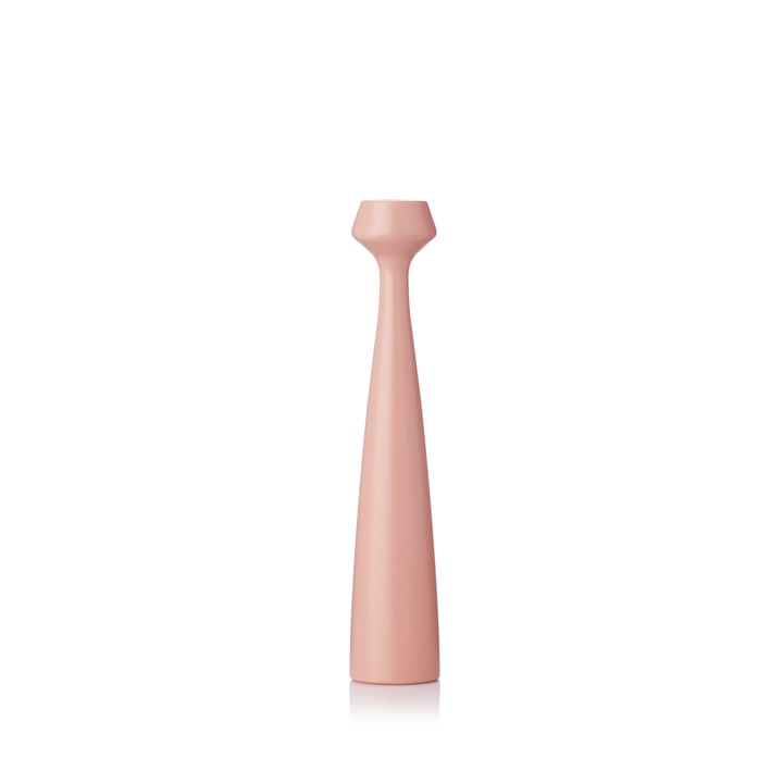 Blossom Candlestick, lily / warm rose from applicata