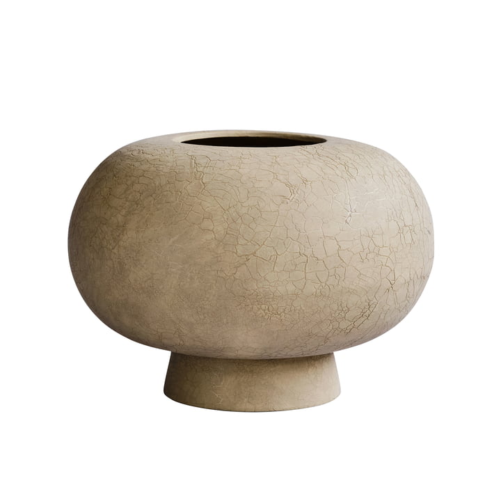 Kabin Vase, Dezato, Ø 35 cm, sand from 101 Copenhagen