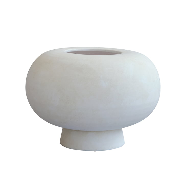 Kabin Vase, Fat, Ø 35 cm, white from 101 Copenhagen