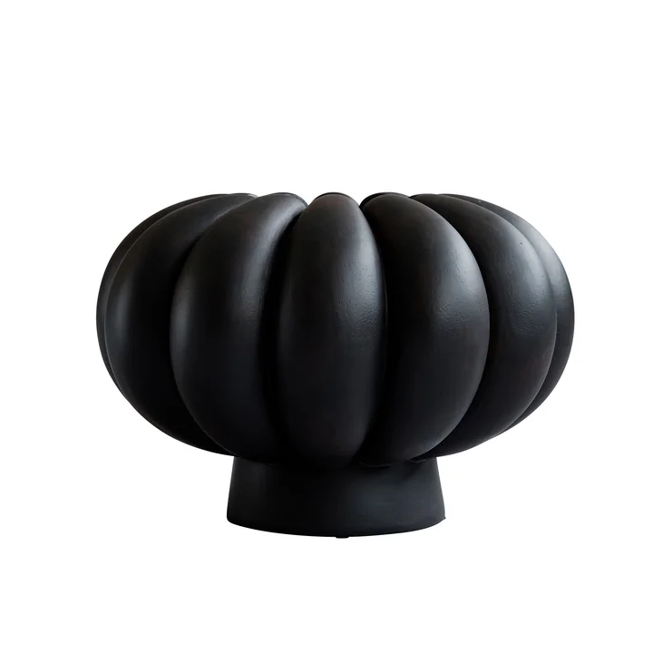 Kabin Vase, Lamella, Ø 35 cm, coffee from 101 Copenhagen