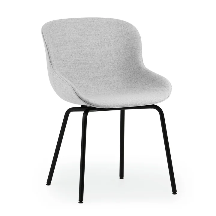 Hyg Chair full upholstery from Normann Copenhagen in the version black / gray