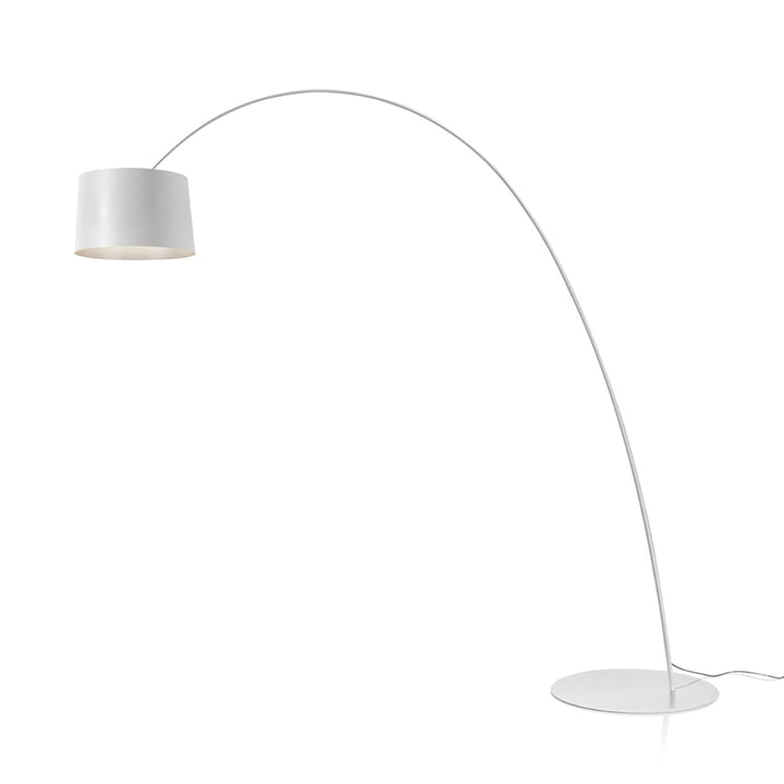 Twiggy Elle LED Arc lamp from Foscarini in white