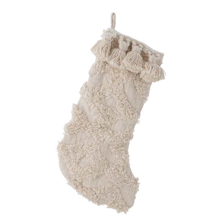Vence Christmas stocking from Bloomingville in color white
