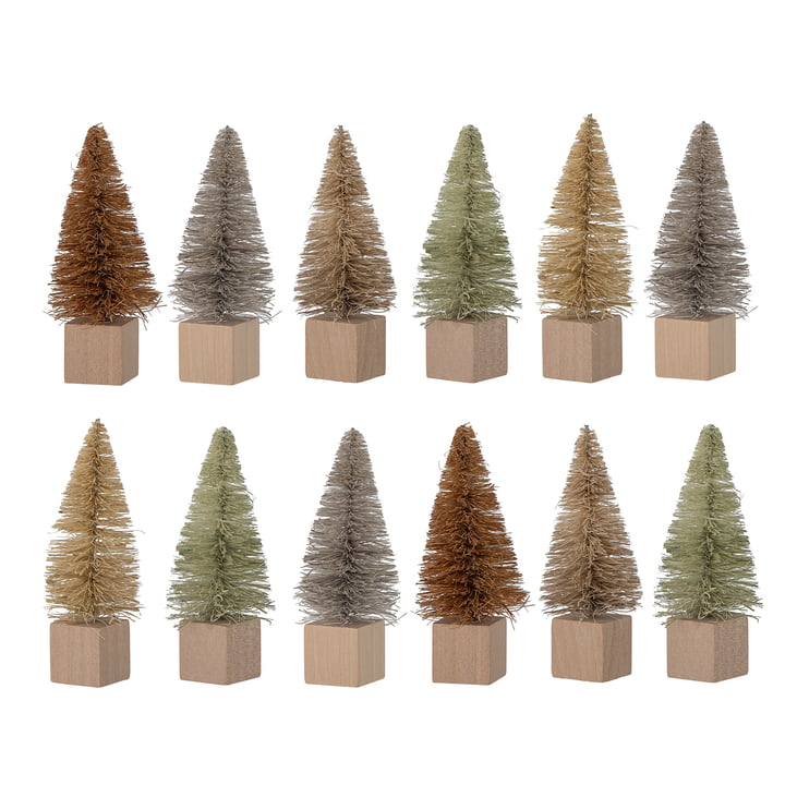 Ovie Decorative Christmas trees from Bloomingville in color brown
