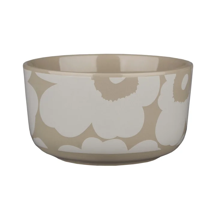 Oiva Unikko Bowl 500 ml, terra / white by Marimekko