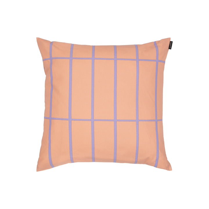 Tiiliskivi Pillowcase 50 x 50 cm, peach / purple from Marimekko
