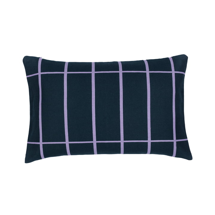 Tiiliskivi Pillowcase 40 x 60 cm, dark green / lavender from Marimekko