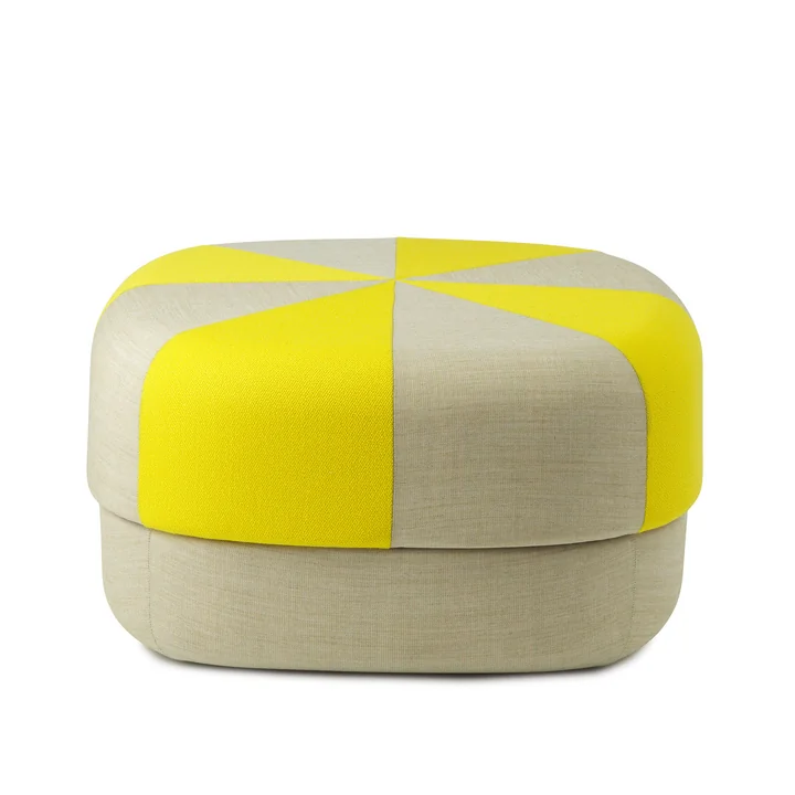 Circus Pouf large duo from Normann Copenhagen in color yellow