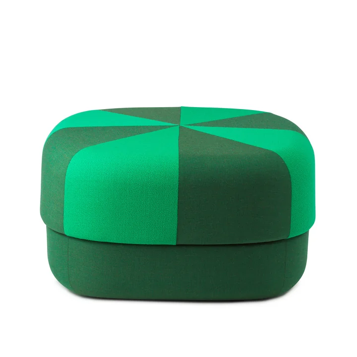 Circus Pouf large duo from Normann Copenhagen in color green