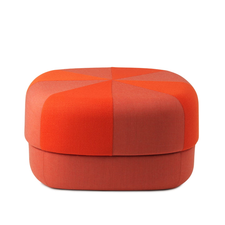 Circus Pouf large duo from Normann Copenhagen in color orange