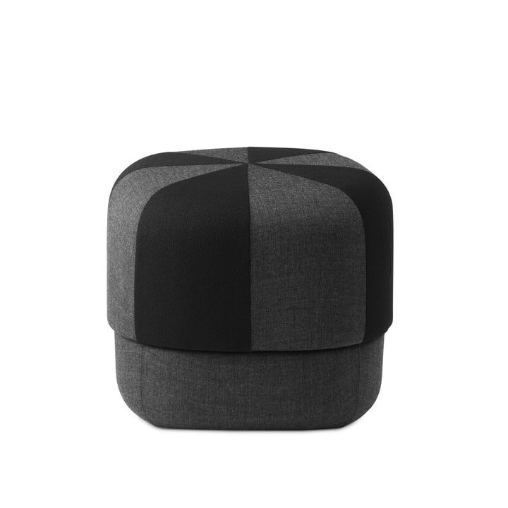 Circus Pouf small duo from Normann Copenhagen in color black