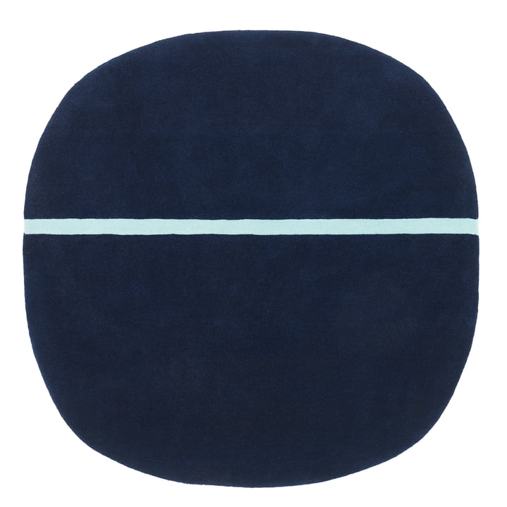Oona Carpet from Normann Copenhagen in color blue