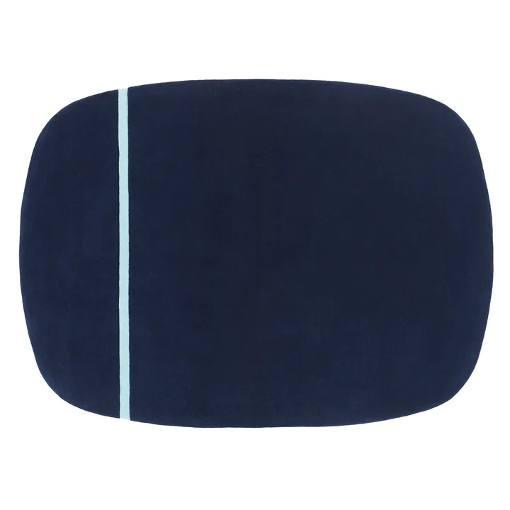 Oona Carpet from Normann Copenhagen in color blue
