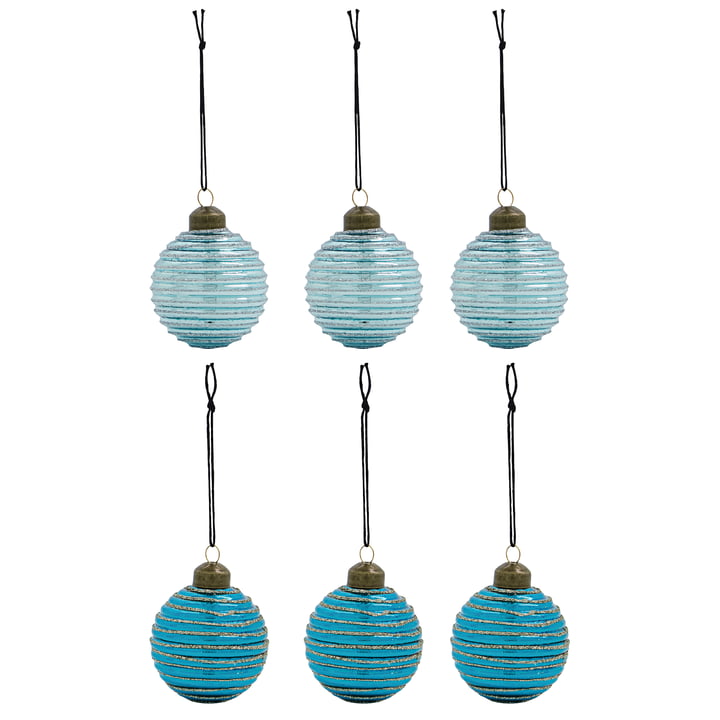 Lolli Christmas tree ball from House Doctor in color blue