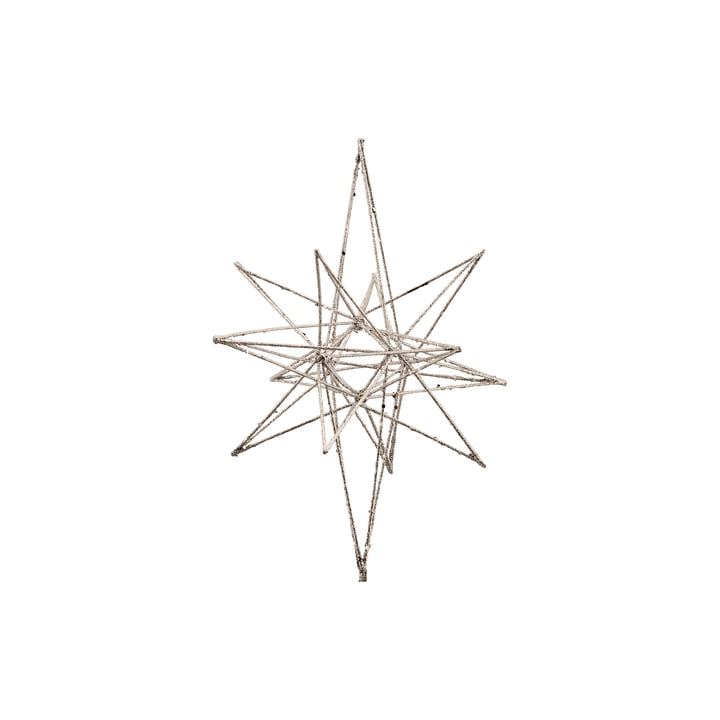Ornament star from House Doctor in color champagne