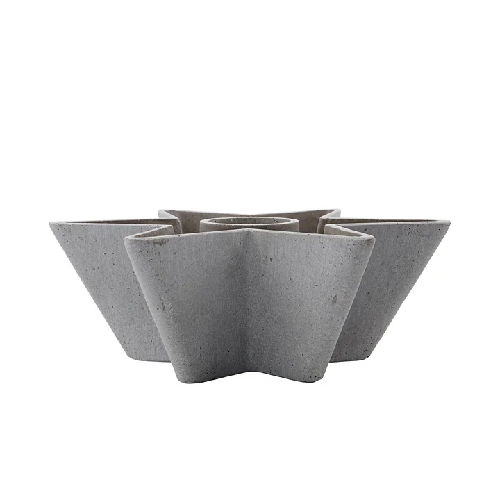 Mold Star Candlestick from House Doctor in color gray