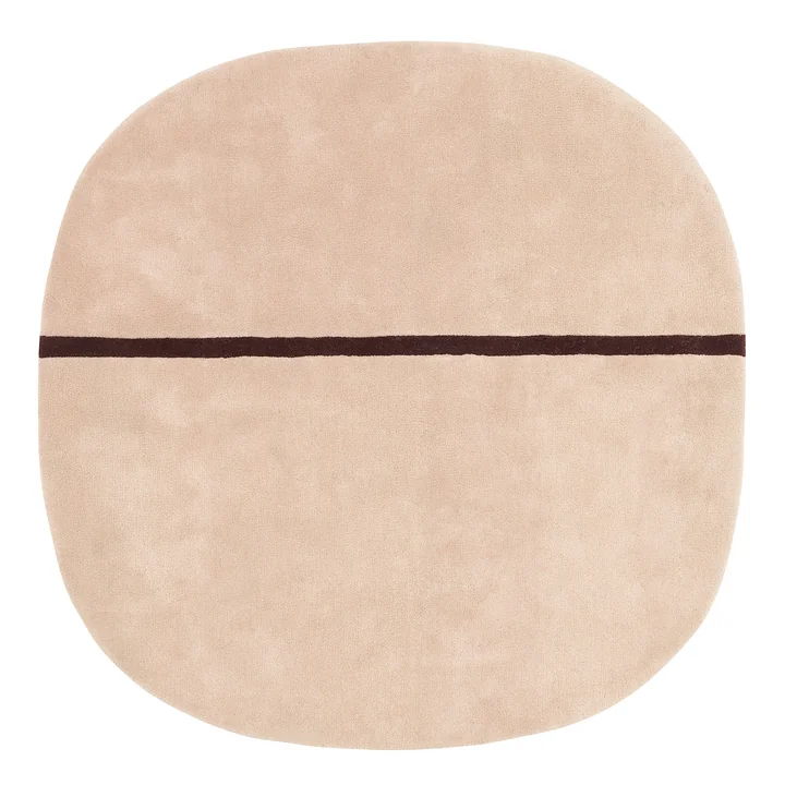 Normann Copenhagen - Oona Carpet, 140 x 140 cm, rose