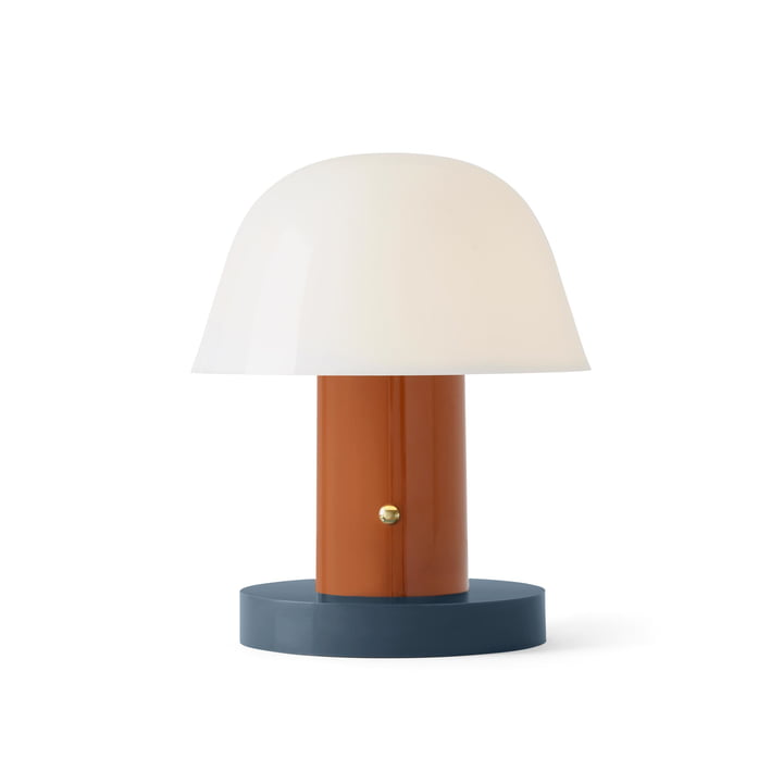 Setago JH27 rechargeable table lamp (LED) in rust / thunder by & tradition