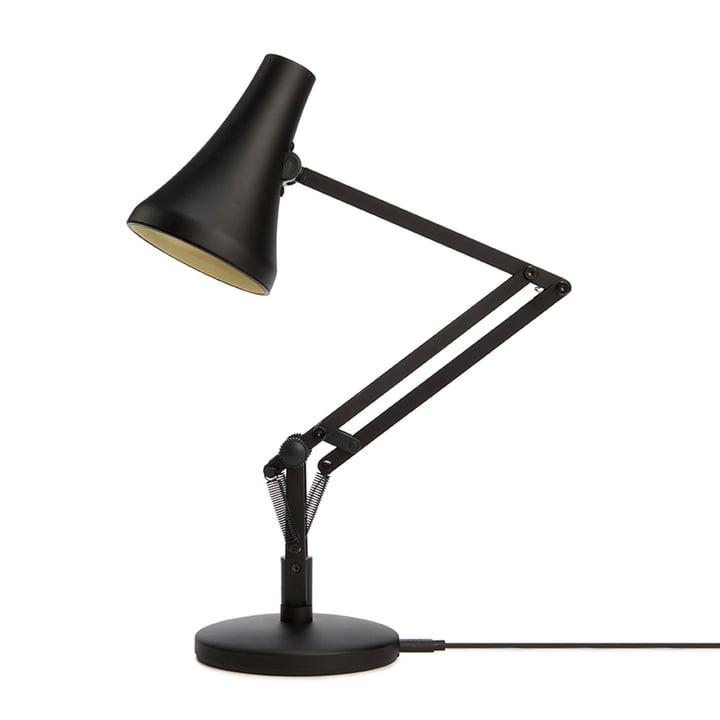 90 Mini Mini LED table lamp by Anglepoise in carbon black / black