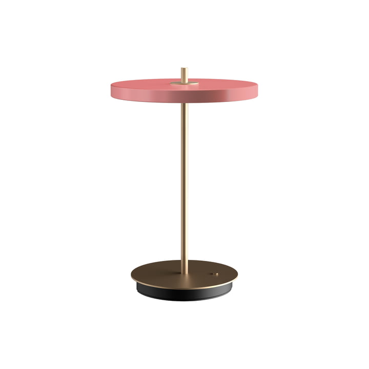 Asteria Move LED Table lamp H 30,6 cm from Umage in rose