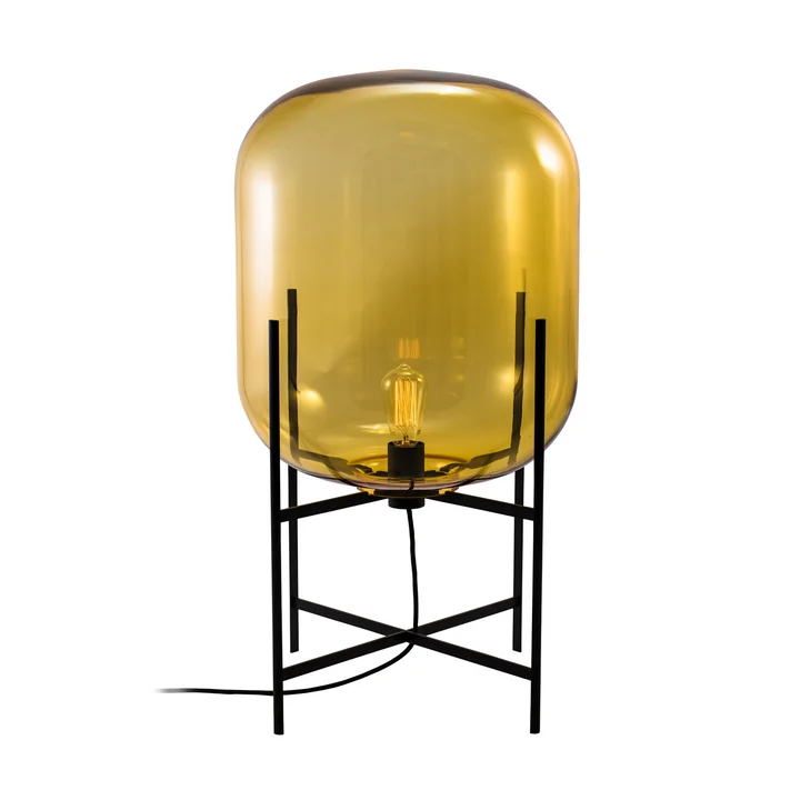 Pulpo - Oda lamp medium, amber / base black