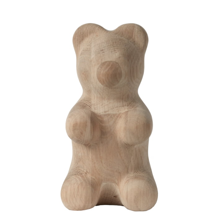 Gummy Bear Wooden figure, large, natural oak from boyhood