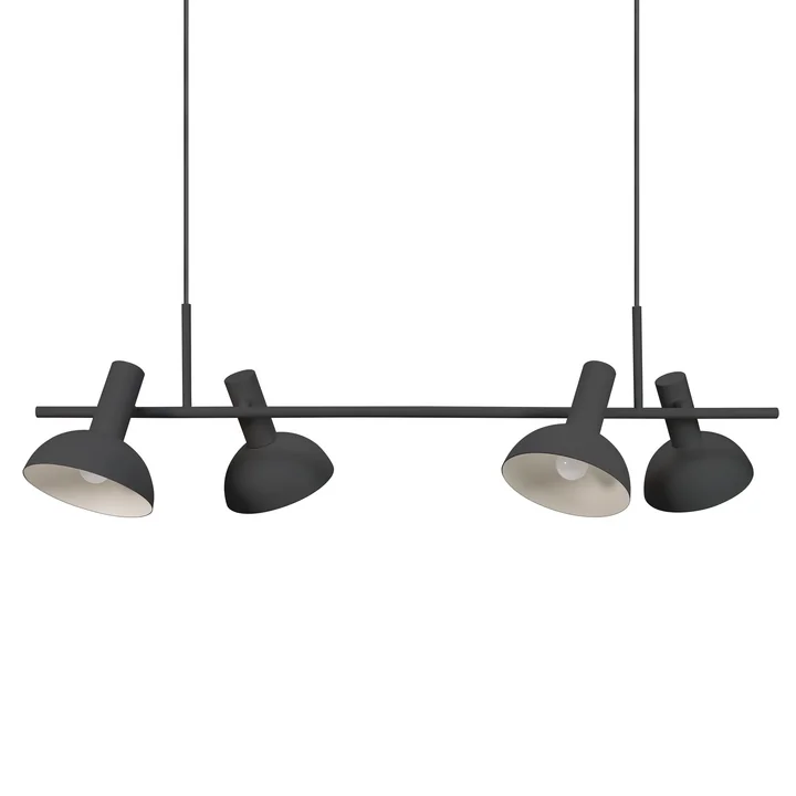 Ada Pendant lamp, matte black, 110 cm from yunic