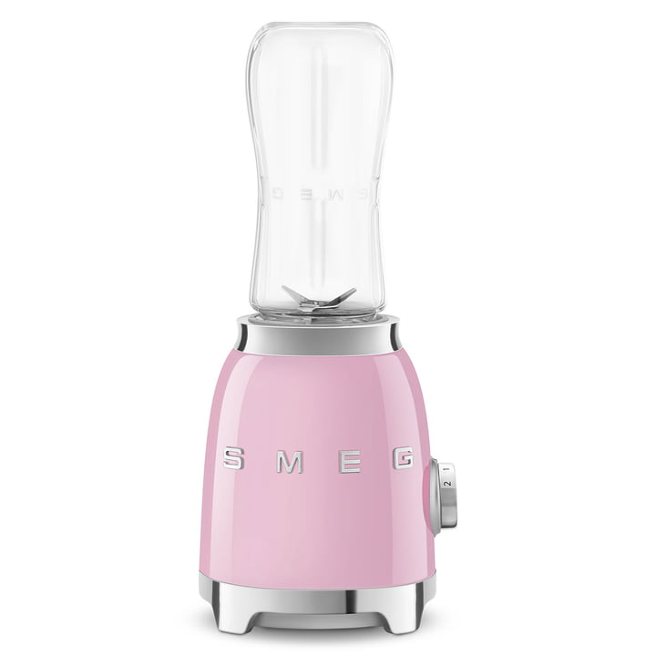 50's style mini stand mixer PBF01 from Smeg in the color cadillac pink