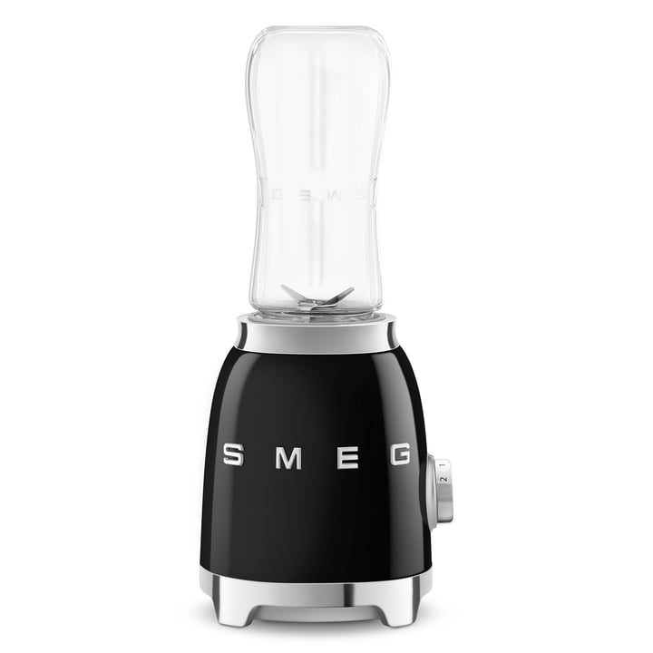 50's style mini stand mixer PBF01 from Smeg in the color black