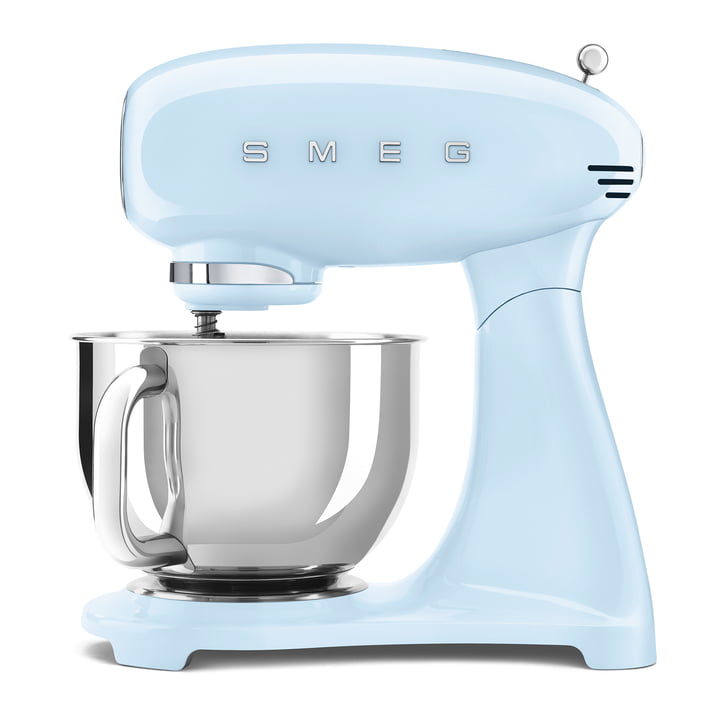 Food processor SMF03 from Smeg in color pastel blue